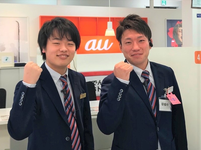 携帯ショップでの販売スタッフ