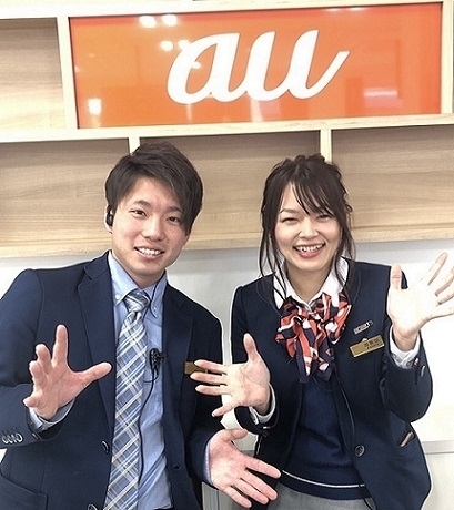 携帯ショップでの販売スタッフ